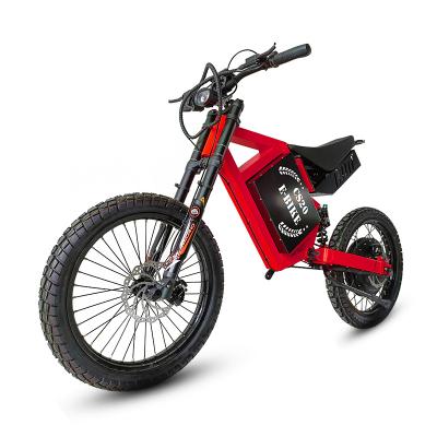 40Ah Mountain Bike 5000W City Dirt Bike Long Range Off Road CS20 Stealth Bomber