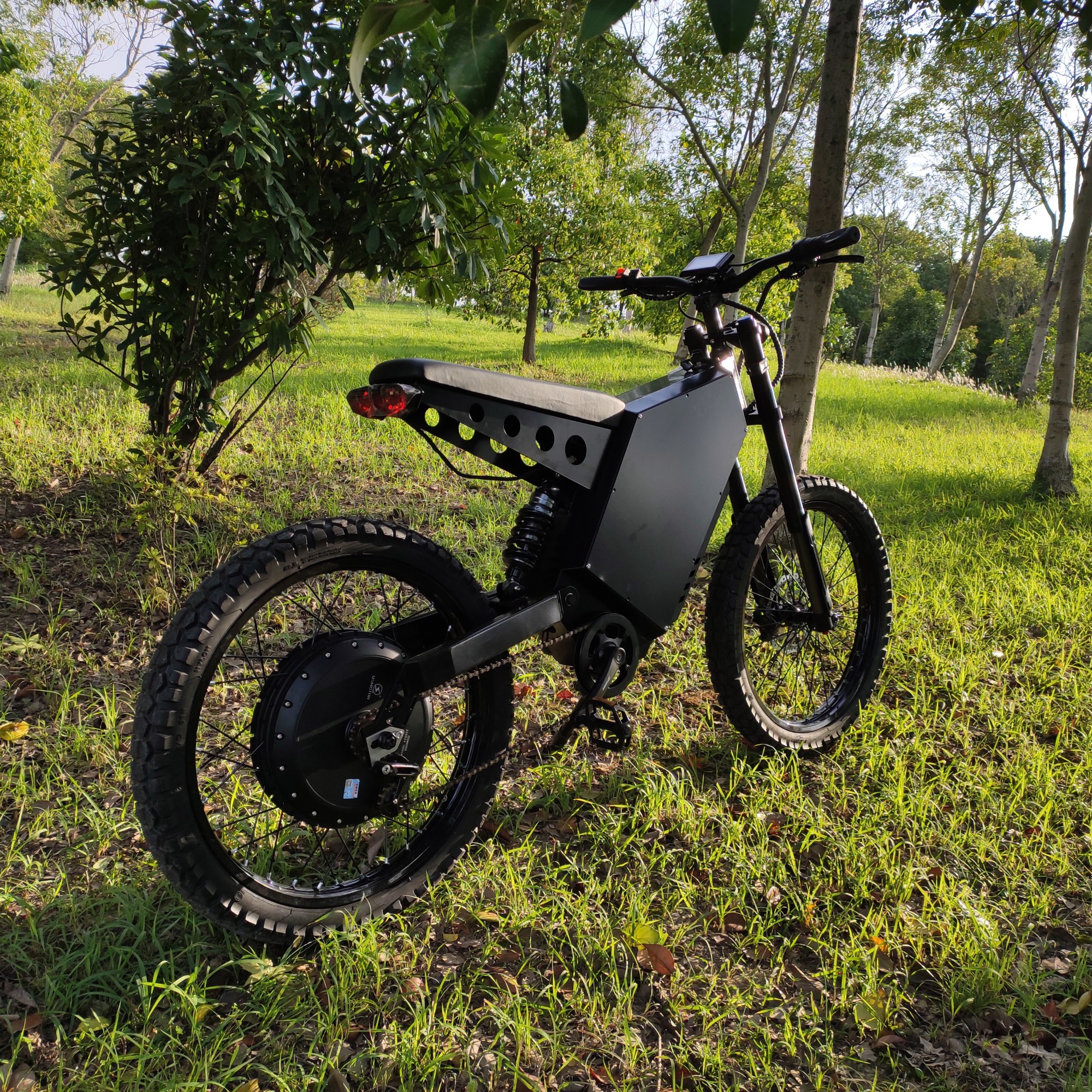 75Ah Large Power 8000W SS30 Road Bike Full Suspension Motocross Electric Dirt Bike