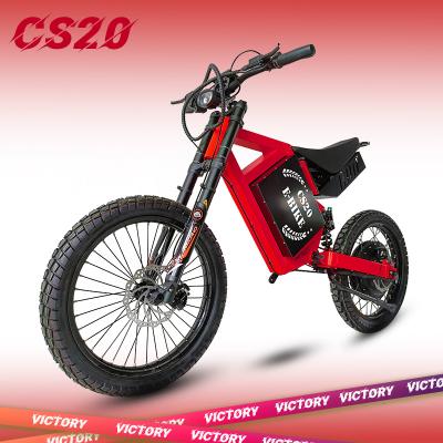 Electric Mountain Bike 15000W CS20 Off Road Moto Bicycle 72V Li-ion Battery E-bike Enduro Frame E-bicycle