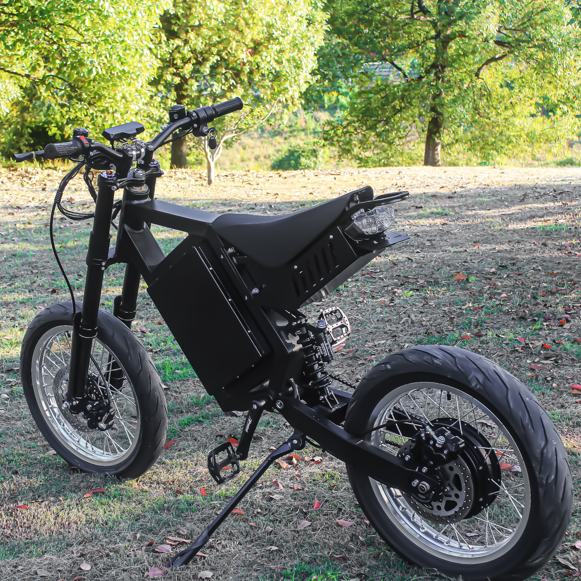 High Quality 15000W CS20 With Leather Seat Strong Grip Full Suspension Electric Bike